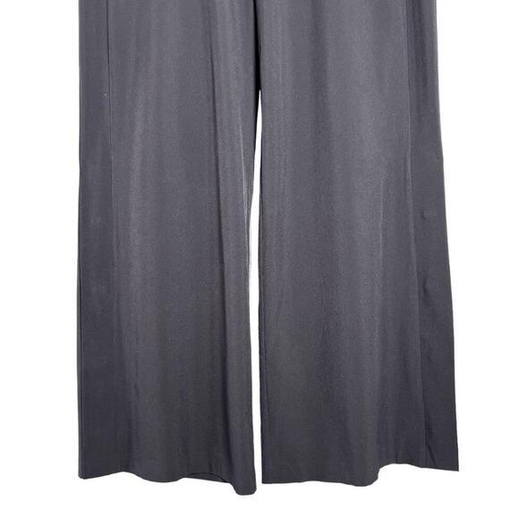 Athleta Luxe Gramercy Track Trouser SIZE 4 Black High Rise Wide Leg Pants - Picture 8 of 9